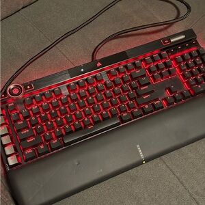 Corsair Keyboard with Vibrant multi colored Lighting
